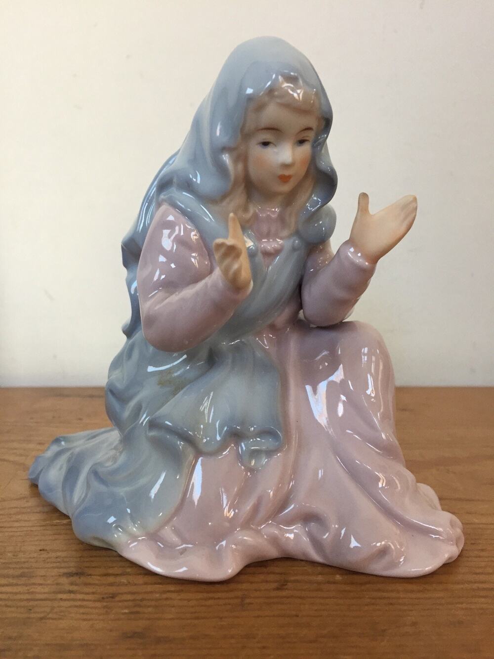 Vtg 1988 Enesco Nativity Scene Replacement Piece Mary Porcelain Paul Connolly
